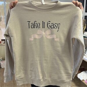 Take it easy graphic sweatshirt